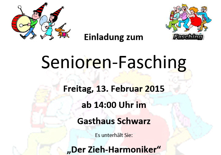 20150113 Seniorenfasching 2015 Einladung