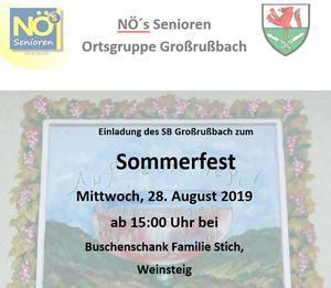 Sommerfest bei Stich - 28.08.2019