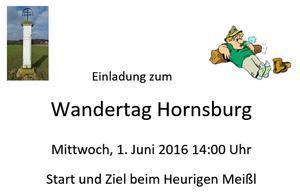 Wandertag Hornsburg - 1. Juni 2016