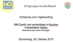 Stift Zwettl - 29. Oktober 2015
