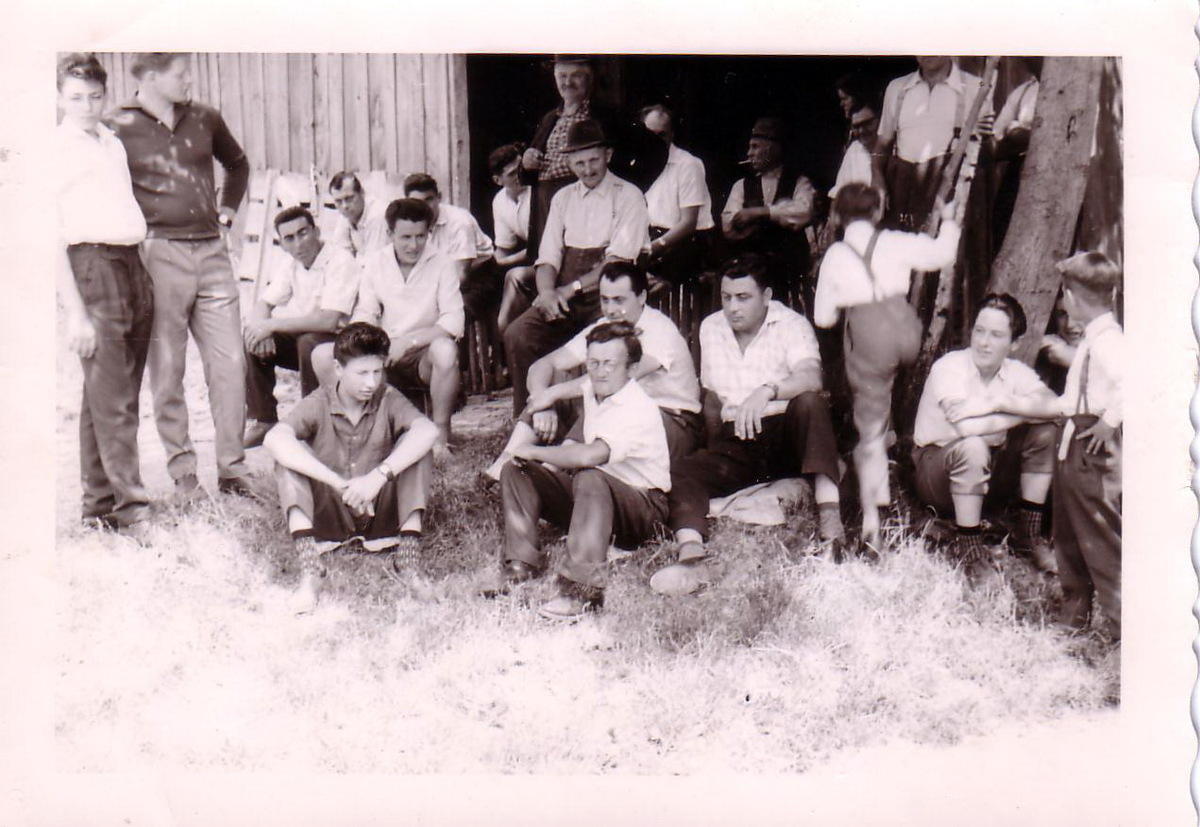 Hochzeit Riepl am 2. Juli 1961 - Die müden Gratulanten