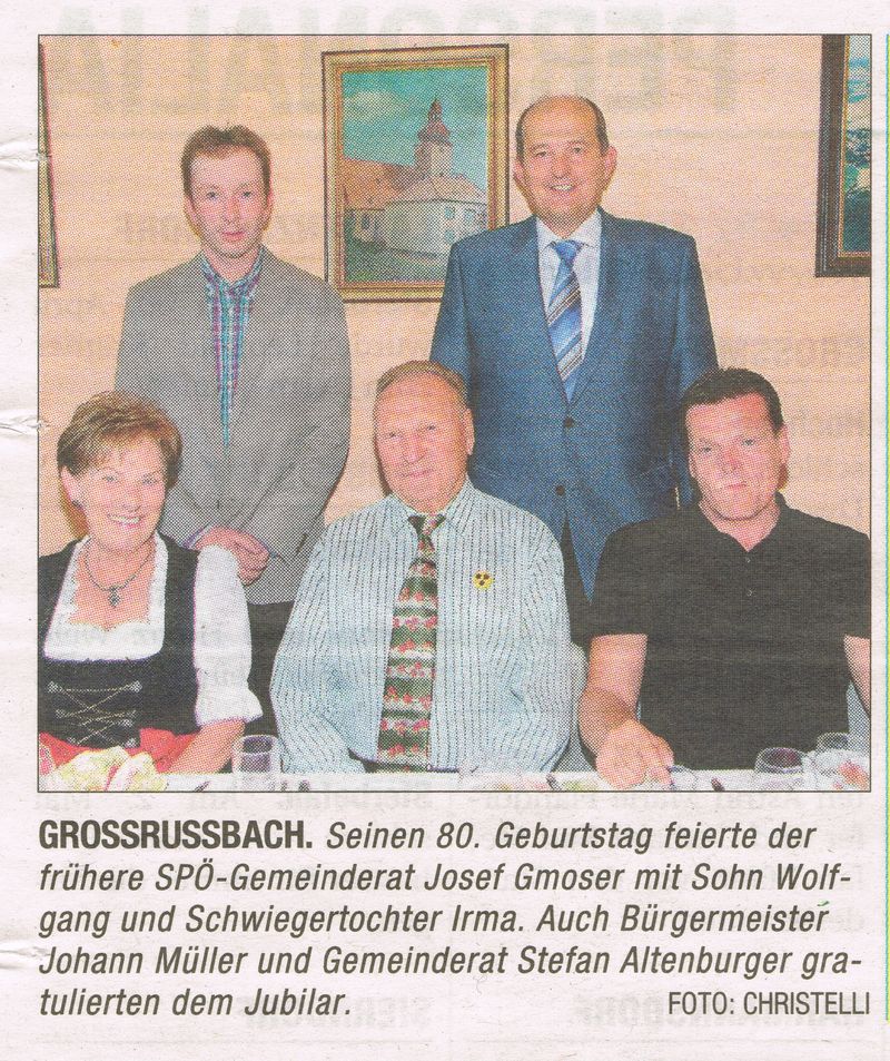 2011 80. GT Josef Gmoser Großrußbach