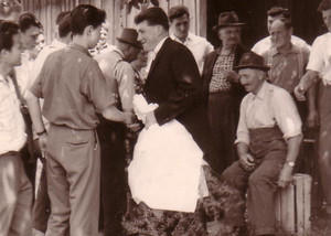 Hochzeit Riepl am 2. Juli 1961 - Die Gratulanten