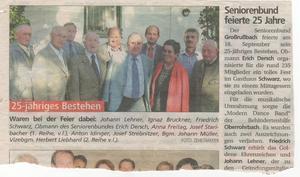 20040918 25 Jahr Feier Foto aus der NÖN v Erich Dersch