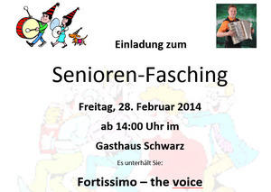 Seniorenfasching 2014 - 28. Februar 2014