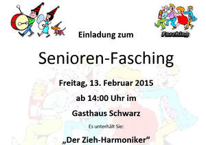 20150113 Seniorenfasching 2015 Einladung