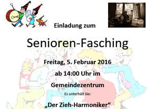 20160205 Plakat Seniorenfasching 2016 