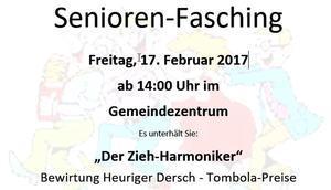 Seniorenfasching 2017 - 17. Februar 2017