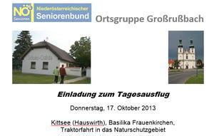 Kittsee, Basilika Frauenkirchen etc. - 17. Oktober 2013