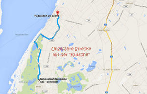 Route mit der Kutsche