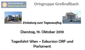 ORF und Parlament - 19. Oktobor 2010