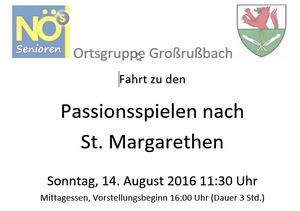 Passionsspiele St. Margarethen - 14. August 2016