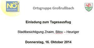 Znaim, Bitov - 16. Oktober 2014
