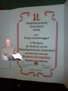 Bronze NÖSB - Franz Lichtenegger